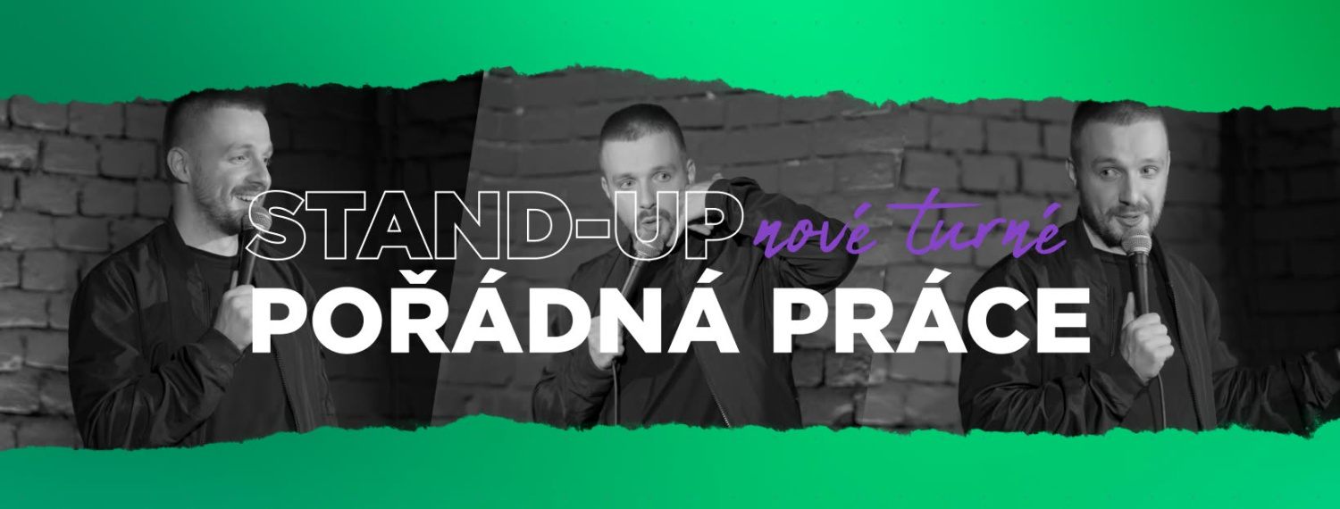 Libor Macháček: „POŘÁDNÁ PRÁCE" stand-up show | nedeľa 17. 1. | 19:00